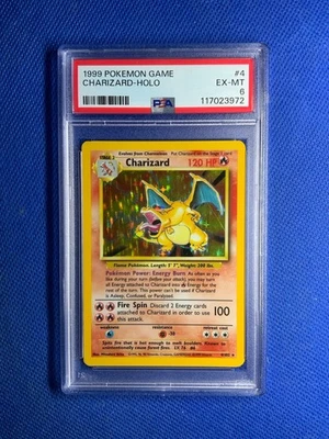 1999 POKEMON GAME #4 CHARIZARD-HOLO PSA 6 - Image 1 of 3