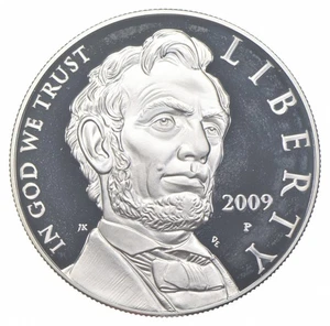 2009-P Proof Lincoln Commemorative Silver Dollar $1 *1196 - Picture 1 of 3