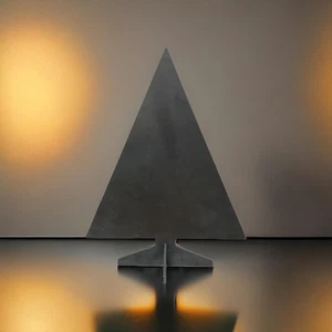 Weihnachtsbaum Stahl Außen Innen 4mm 30x40cm Weihnachtsdekoration Tischdeko neu - Bild 1 von 4