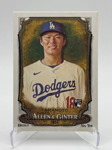 2024 Topps Allen & Ginter #201 YOSHINOBU YAMAMOTO (RC) - Foto 1 di 2