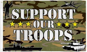Support Our Troops Camo 3x5 Flagge - Bild 1 von 1
