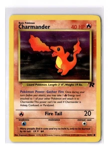 Charmander - 50/82 Team Rocket Regular - LP - VINTAGE - POKEMON TCG - Picture 1 of 2