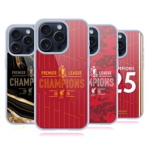 LIVERPOOL FC LFC 2025 PREMIER LEAGUE CHAMPIONS GEL CASE FOR APPLE iPHONE PHONES - Picture 1 of 9
