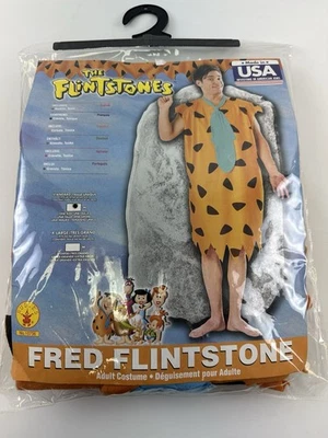 Рубины Фред Флинстоун костюм туника галстук один размер для взрослых - Изображение 1 из 4