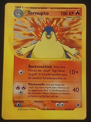 Tornupto 64/165 Expedition Deutsch Rare EX - NM Pokemon - Bild 1 von 2