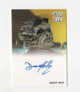 DEEP ROY AUTOGRAPH 2009 STAR TREK KEENSER AUTOCARD SIGNED RITTENHOUSE ARCHIVES - Picture 1 of 2