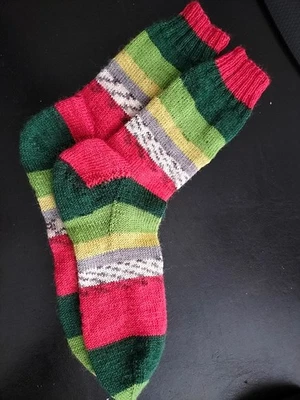 Lana Grossa Meilenweit Washable Wool Christmas Sock Yarn 6782 - Image 1 of 2