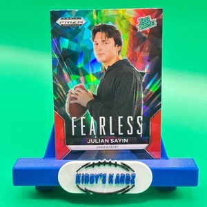 Julian Sayin 2024 Prizm Draft Picks Fearless Red Ice #F-JS - Bild 1 von 2