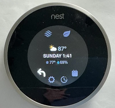 Google Nest Thermostat 2nd Gen Programmable Thermostat, 02A, With  Accessories - Image 1 of 4