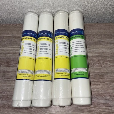Pure Blue H20 Stage 1 And 2 Reverse Osmosis Replacement Water Filters - Image 1 of 4