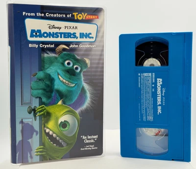 Monsters Inc. (VHS, 2001) - Clamshell - Tested - Image 1 of 4