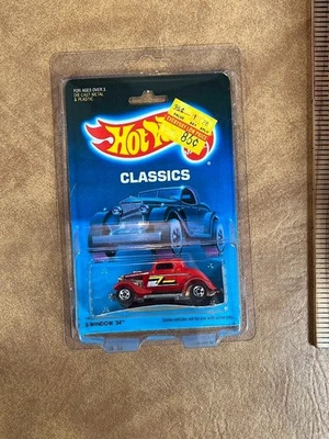 1987 Hot Wheels Classics ZZ Top Eliminator 3-Window '34 Red Ford MOC No. 1473 - Image 1 of 4