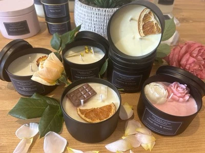 Handmade 100% Soy Wax large Candle Bundle x 3 Choose From List Of Fragrances - Image 1 of 4