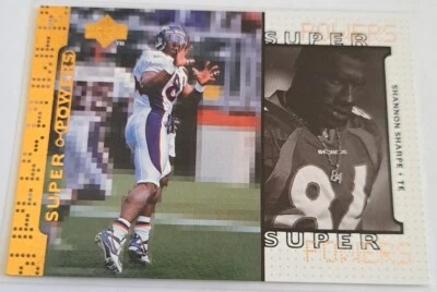 1998 Upper Deck Super Powers Shannon Sharpe Insert Card #S14 - Denver Broncos - Image 1 of 2