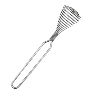 Stainless Steel Spring Coil Whisk Wire Whip-Cream Egg Beater -Cream4417 - Foto 1 di 9