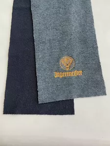 Jagermeister Winter Scarf, New With Port Authority Brand Tag, Black/Grey - Picture 1 of 4