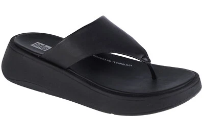 chanclas Mujer, FitFlop F-Mode, negro - Imagen 1 de 4