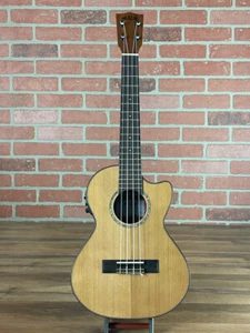 Kala Gloss Solid Cedar Top Acacia Tenor Ukulele (w/ Cutaway & EQ) - Picture 1 of 9