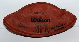 Vintage Wilson Official NFL Football Clutch Bag-Steve Mohr - Picture 1 of 3