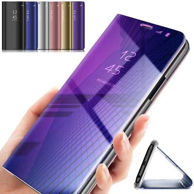 NUMERVA Funda de móvil para HUAWEI P40 Pro Lite Clear View Case Flip Smart Cover funda protectora