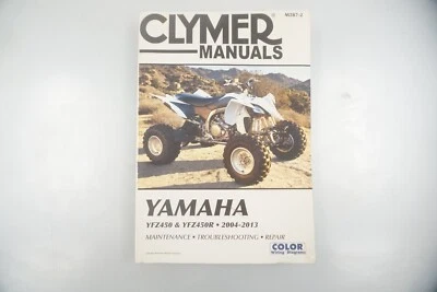 Manual De Servicio Clymer ATV Yamaha YZF 450 YZF 450R 2004-2013 M287-2 - Imagen 1 de 4