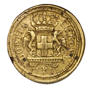 PESI MONETARI Repubblica di Genova, Multiplo della Doppia (25,15 g.) - Picture 1 of 2