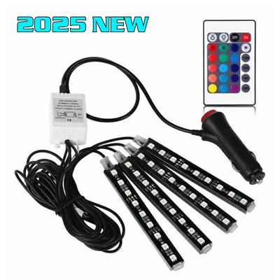 室内装饰霓虹大气 LED 灯条 RGB 颜色+遥控器 适用于吉姆西特使 — 第 1/4 张图片