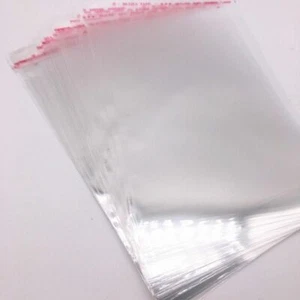 100pz Sacchetto Poli Richiudibile Trasparente Autoadesivo Plastica Sigillo Creazione Gioielli - Foto 1 di 18