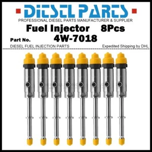 8x Inyector de combustible 4W7018 para Caterpillar CAT 3408 3408B 3408C 988B 988F 631D 633D - Imagen 1 de 11