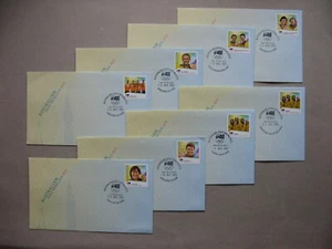 AUSTRALIA, 8x cover FDC 2012, Olympic Games gold medallists, ao cycling - Picture 1 of 1