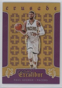 2015-16 Panini Excalibur Crusade Purple /60 Paul George #70