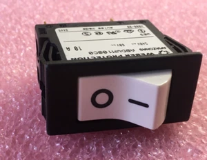 Schurter Circuit Breaker 10A 240 V AC 60 V DC Rocker  TA45-ABDWM100C0 ABDWM100C0 - Picture 1 of 6