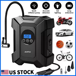 Gonfiatore Pneumatici Auto Pompa Compressore Aria Portatile Digitale Elettrico Auto 150PSI USA - Foto 1 di 14
