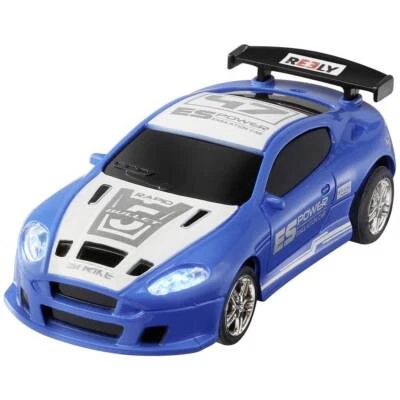Reely Mini Racer Blau-Weiß Brushed 1:64 RC Modellauto Elektro Straßenmodell - Bild 1 von 4
