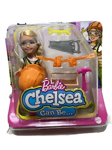 Barbie Chelsea può essere... Bambola operaio edile qualsiasi cosa Mattell - Foto 1 di 4
