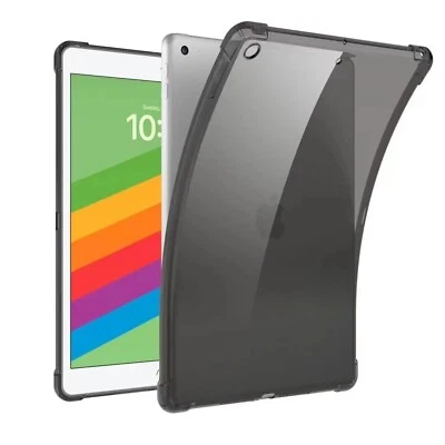 For iPad 6th 7th 8th 9th Gen Mini Air Slim Clear Soft TPU Shockproof Case Cover - Image 1 of 4