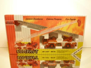 JOAL 173 LADDER TRUCK FIRE ENGINE - FIRE DEPARTMENT - RED 1:50 EXCELLENT IN BOX - Foto 1 di 12