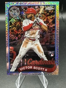 2024 Topps Update Victor Scott RC 1989 Silver Pack Mojo Cardinals - Picture 1 of 2