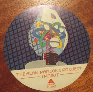 VINTAGE / UNUSED ALAN PARSONS PROJECT I ROBOT  PROMO STICKER RARE PROMOTIONAL - Picture 1 of 2