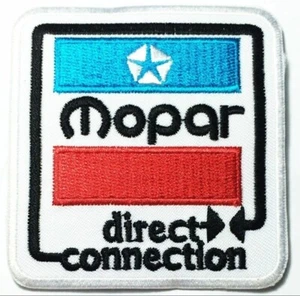 MOPAR Chrysler Racing Champion IRON ON QUALITY PATCHE SHIPPING Est. 3"X2" - Picture 1 of 3
