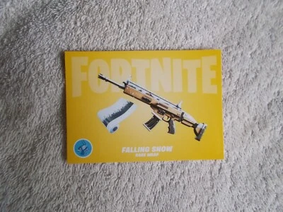 Panini: Fortnite 2021 "FALLING SNOW / FRIGHT FLAME" #W23 Trading card Series 3 - Image 1 of 2