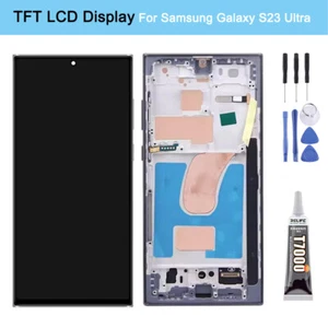 Pantalla LCD TFT para Samsung Galaxy S23 Ultra Digitalizador de Pantalla Táctil con Marco ADE - Imagen 1 de 12