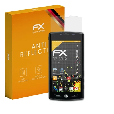 atFoliX 3x Screen Protection Film for Sharp Aquos SH80F matt&shockproof - Image 1 of 4