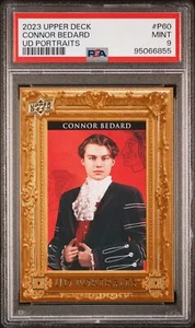 2023 Upper Deck UD Portraits Connor Bedard #P60 PSA 9 - Picture 1 of 2