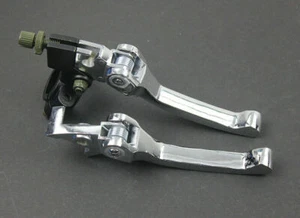 7/8" Folding Brake Clutch Levers For Honda CRF50 70 XR50 70 pit dirt bikes #3 - Bild 1 von 3
