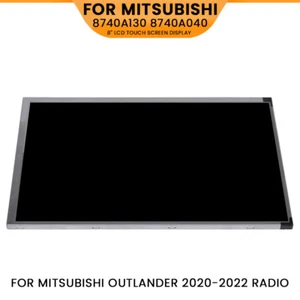 8" LCD Touch Screen Display For 2019-2022 Mitsubishi Outlander 2 Knobs Radio NAV - Picture 1 of 8
