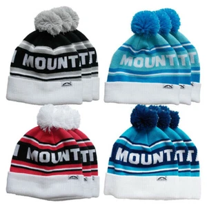 NUOVO CAPPELLO BERRETTO SUN MOUNTAIN DOPPIO STRATO GOLF INVERNALE POMPON BOBBLE. - Foto 1 di 5