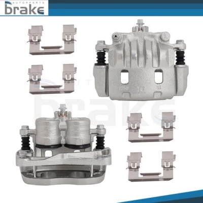 Pinzas de freno delanteras con par de soportes 2 para Subaru Impreza 02-16 Saab 9-2X 05-06 Foto 1 de 4