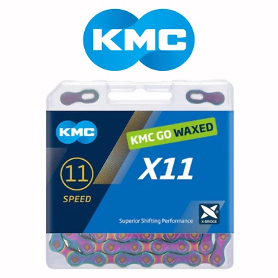 KMC X11 Pre Waxed Aurora 11 Speed Chain Bike fit Shimano SRAM Campagnolo