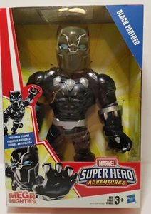 Marvel Super Hero Adventures Mega Mighties Black Panther Poseable Action Figure - Picture 1 of 3